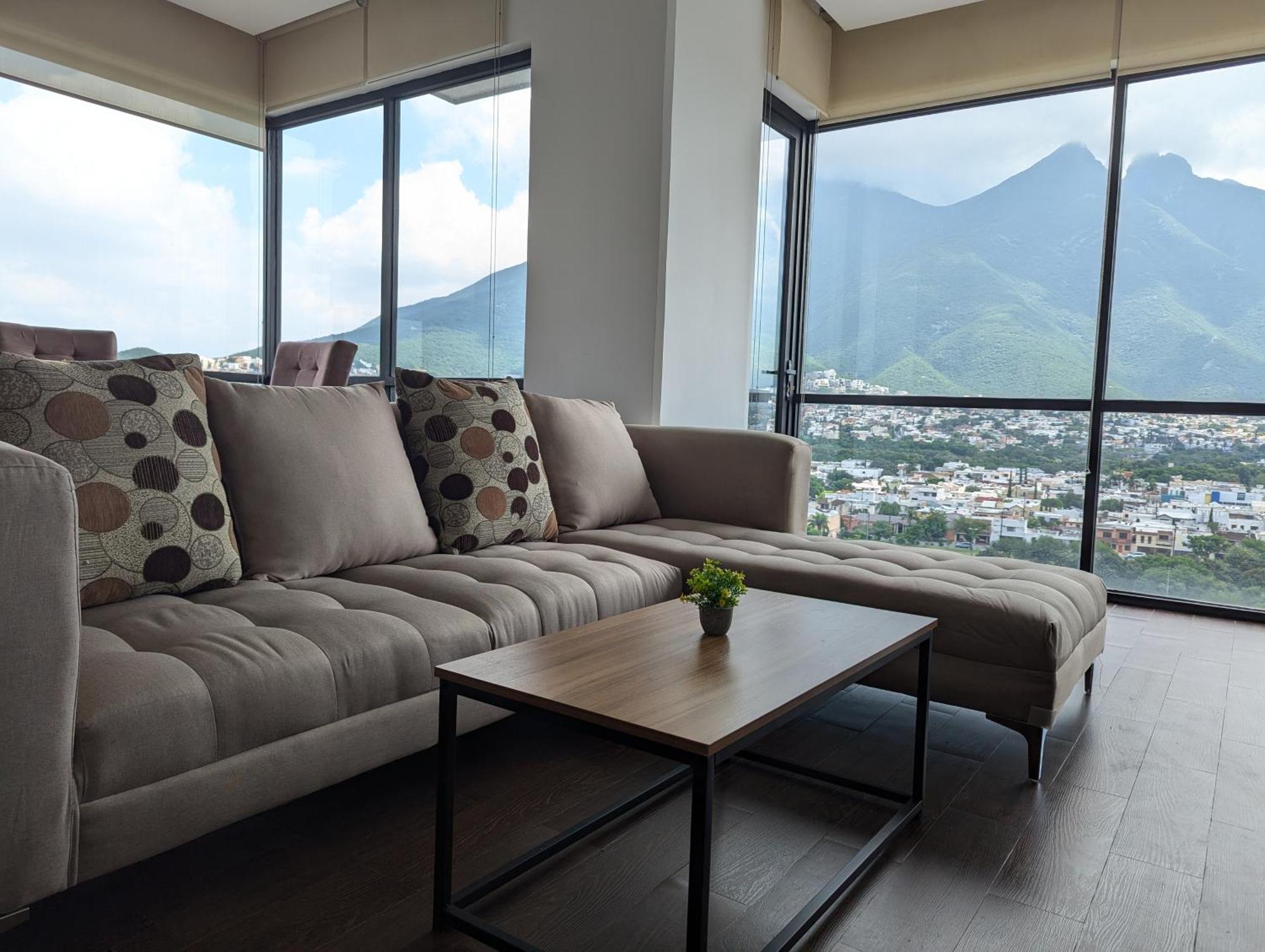 蒙特雷Moderno Ubicacion Vistas Seguridad Y Estilo公寓 外观 照片