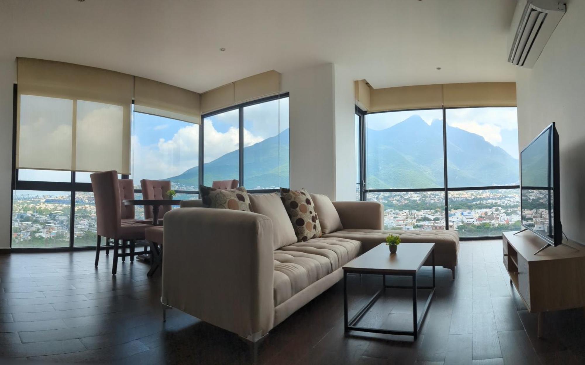 蒙特雷Moderno Ubicacion Vistas Seguridad Y Estilo公寓 外观 照片